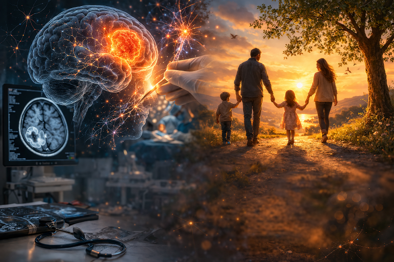 Astrocitom anaplazic cu evoluție favorabilă la 9 ani.